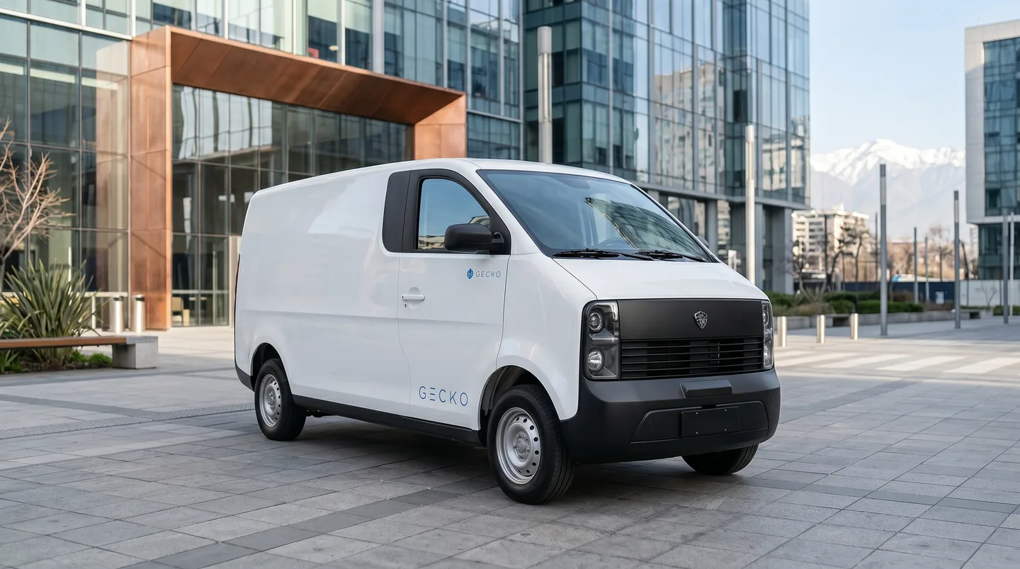 GECKO EV48 — furgón eléctrico de logística profesional en Santiago